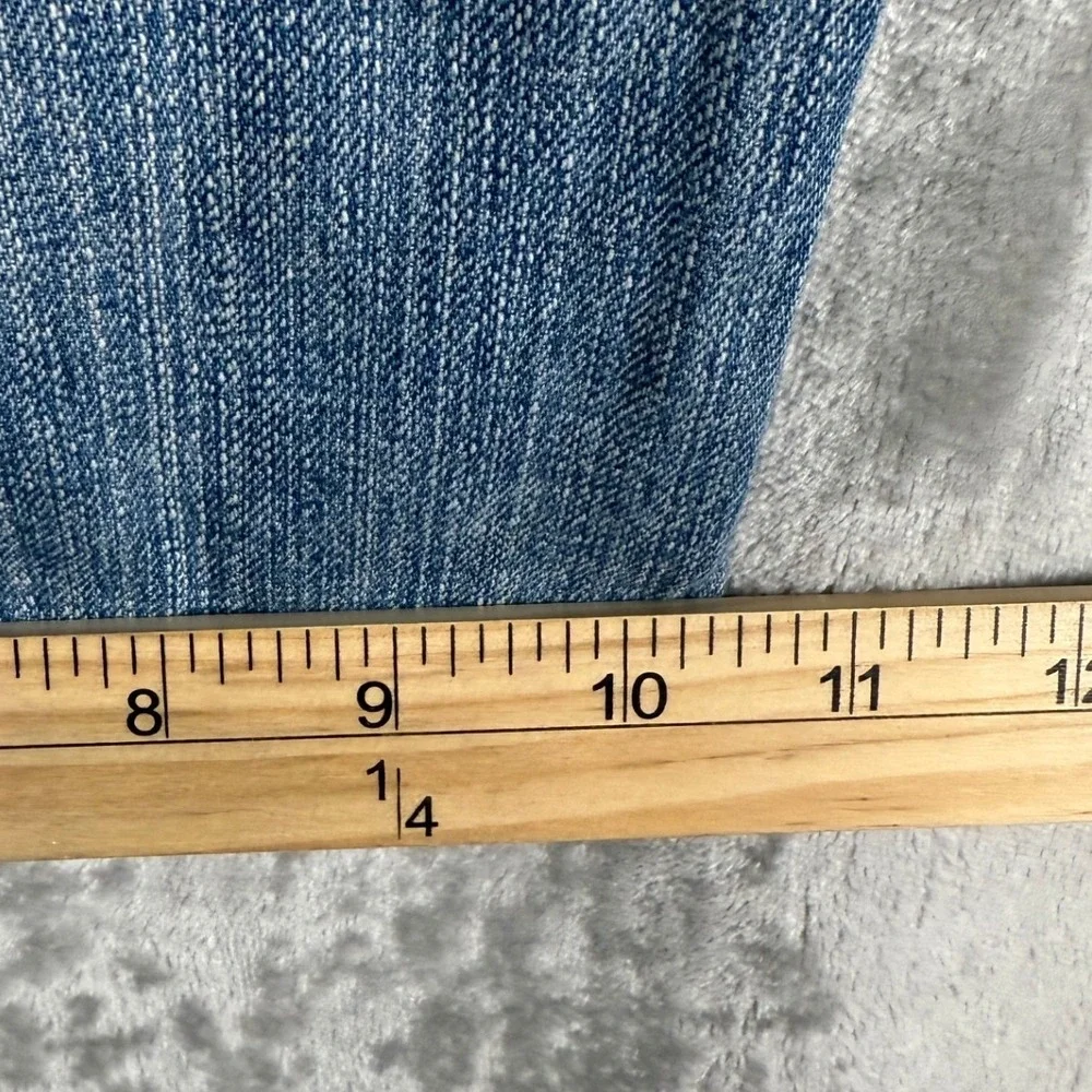 Breechen By‎ Scott Langfton Mens Distressed Ripped Blue Denim Jeans Sz 40